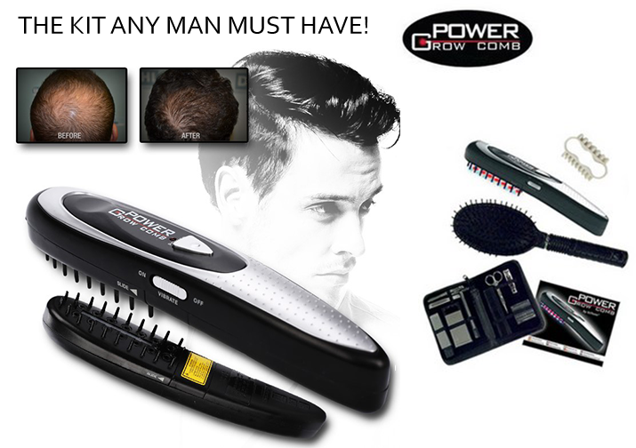 Power Hair Grower Brush "FREE Cash On Delivery"