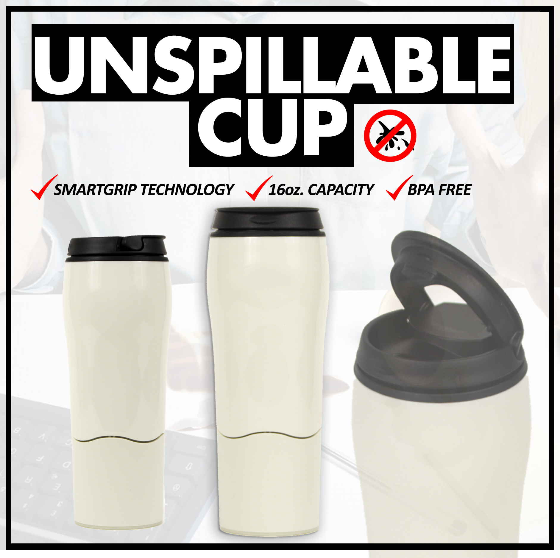 Unspillable Mug "FREE Cash On Delivery"